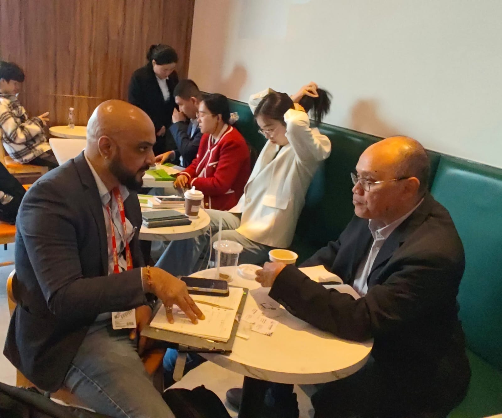 Meeting with Bhabani Pigments at China Coat 2025